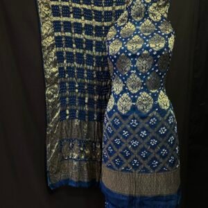 Banarasi bandhej suit