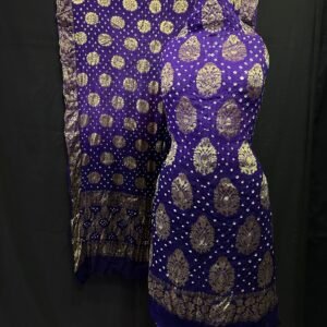 Banarasi Bandhej Suit