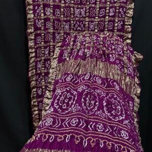 Garcholo Bandhej saree