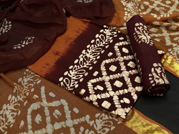 Batik print suit