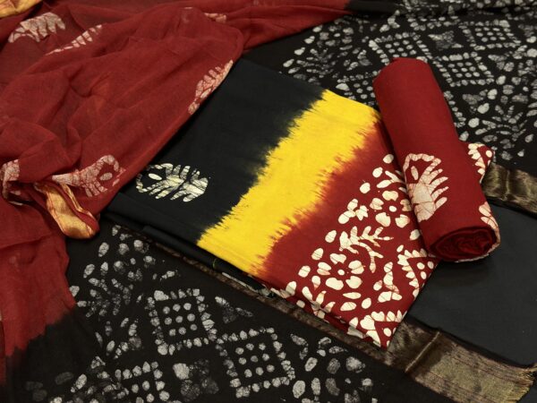 Batik print suit