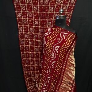 Garchola Bandhej saree