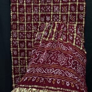 Garchola Bandhej saree