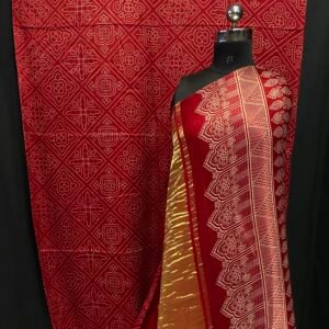 Bharbhat print saree