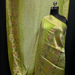 Pethani Bandhej saree