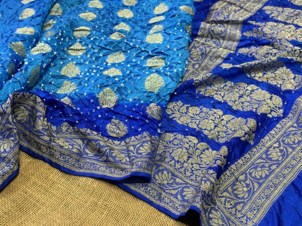 Banarasi Bandhej saree