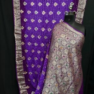 Mina kari bandhej saree