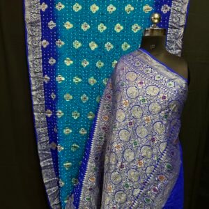 Mina kari bandhej saree