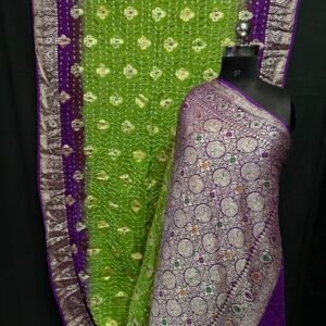 Mina kari bandhej saree