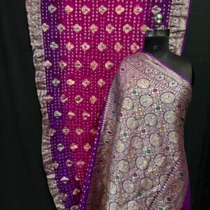 Mina kari bandhej saree