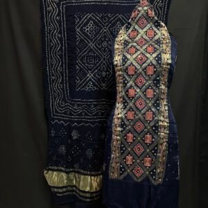 Hand work bandhej suit