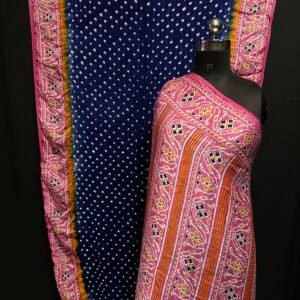 Patola print Bandhej saree