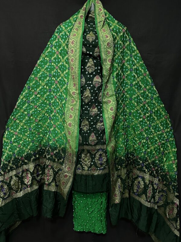 Mina kari bandhej suit