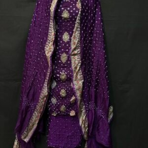 Mina kari Bandhej suit