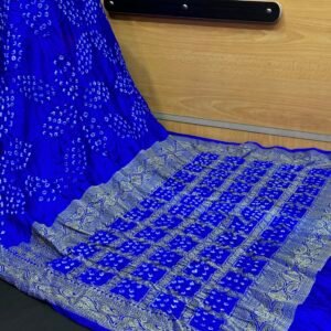 Badam Design Bandhej sarees