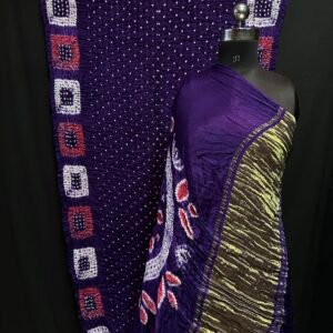 Shibori Bandhej saree