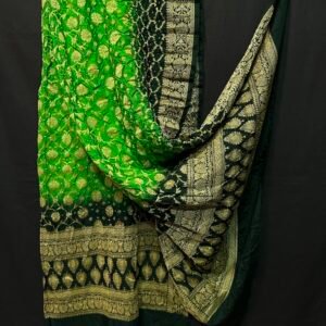 Dhupiyan silk Bandhani Duptta