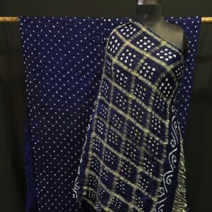 Modal silk Bandhani saree