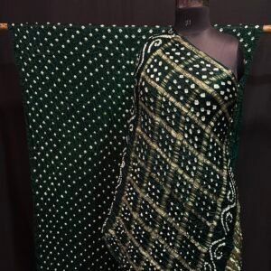 Modal silk Bandhani saree