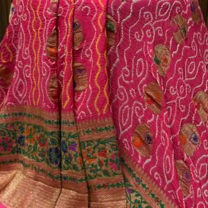 Banarasi rai Bandhej saree