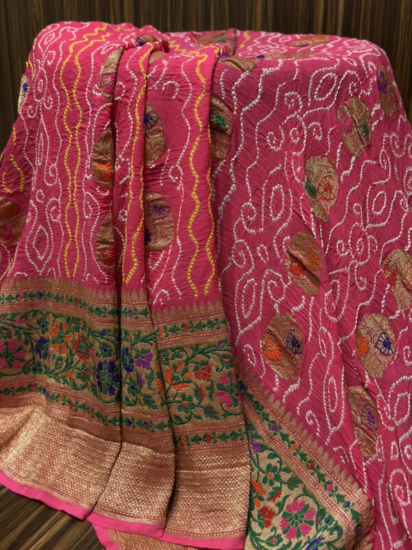 Banarasi rai Bandhej saree