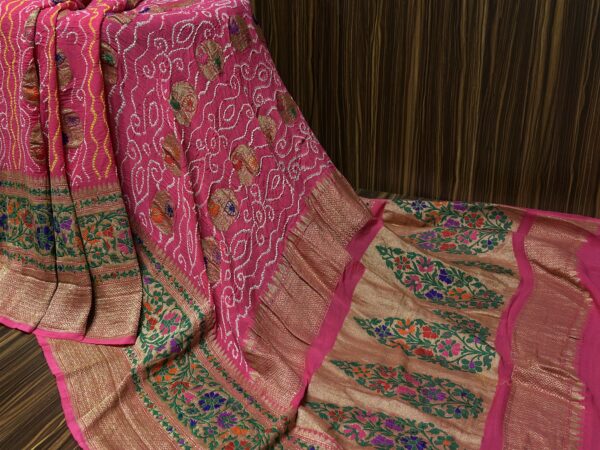 Banarasi rai Bandhej saree
