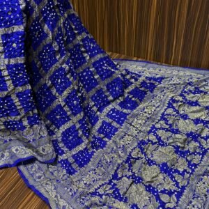 Banarasi Bandhej saree (Garchola)