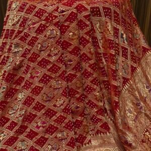 Mina kari Tilfi Bandhej saree