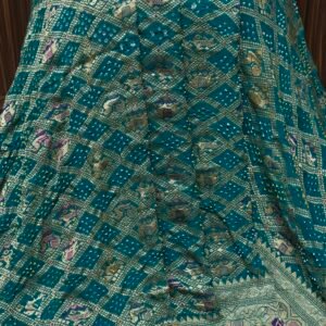 Mina kari Tilfi Bandhej saree