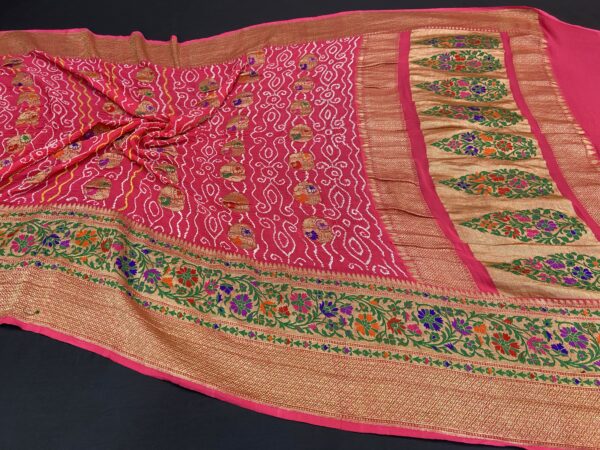 Banarasi rai Bandhej saree