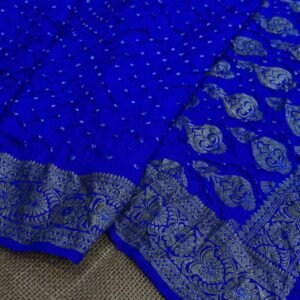 Border Bandhej saree