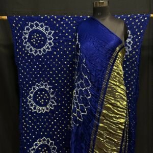 Modal silk Bandhej saree