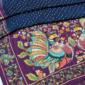 Digital print bandhej saree