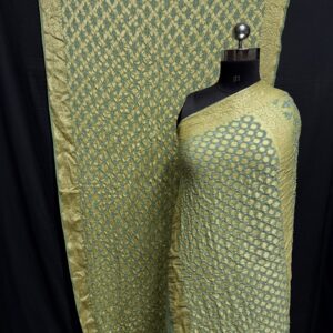 Banarasi Bandhej saree (power loom)