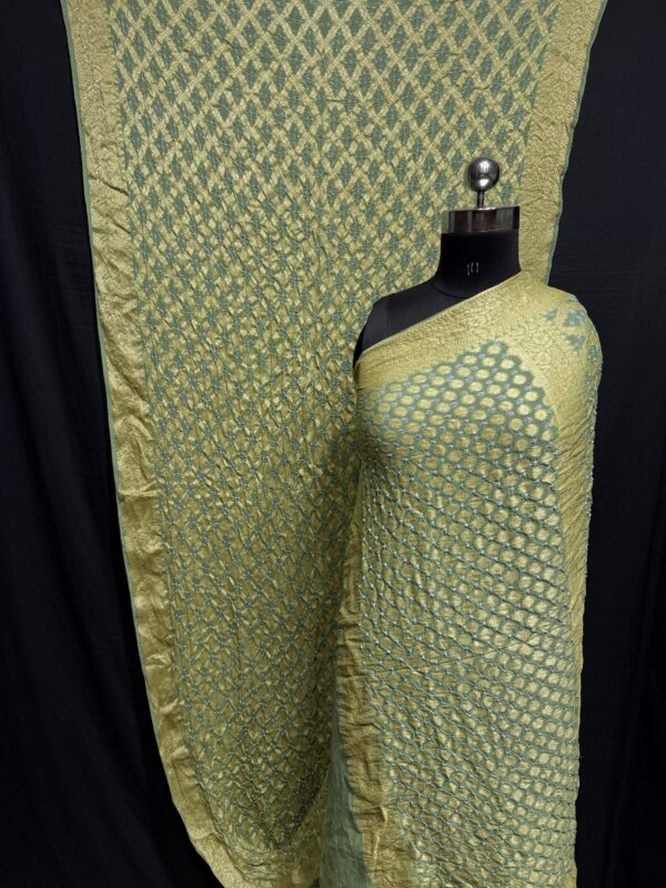 Banarasi Bandhej saree (power loom)