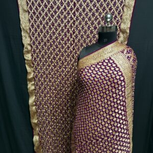 Banarasi Bandhej saree (power loom)