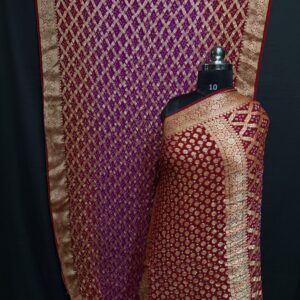 Banarasi Bandhej saree (power loom)