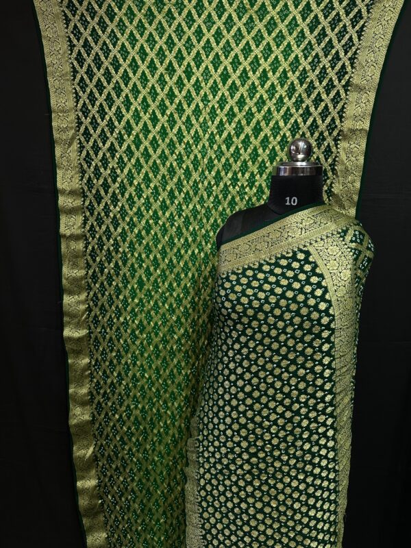 Banarasi Bandhej saree (power loom)