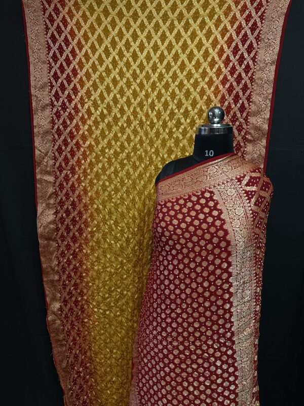 Banarasi Bandhej saree (power loom)