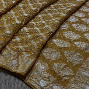 Banarasi bandhej saree