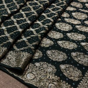 Banarasi bandhej saree