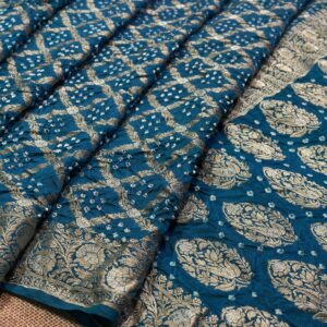 Banarasi bandhej saree